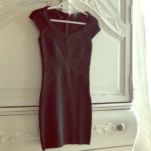 XS lightly used Bebe bandage Dark Green Dress